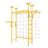 Pegasus Plus - Indoor Playset with monkey bars, Spider Net, and double Chin-up Bar